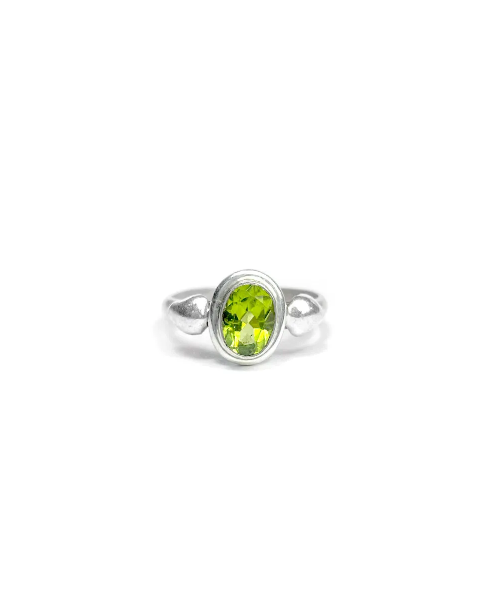 Peridot Ring with Details