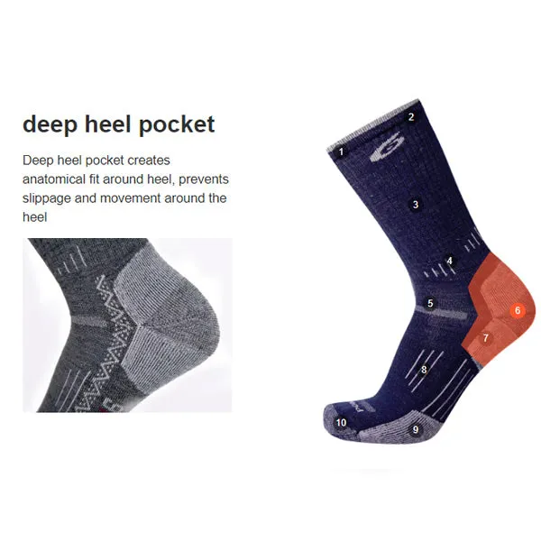 Point6 37.5 Hiking Light Crew Merino Sock Mini