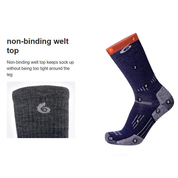 Point6 37.5 Hiking Light Crew Merino Sock Mini