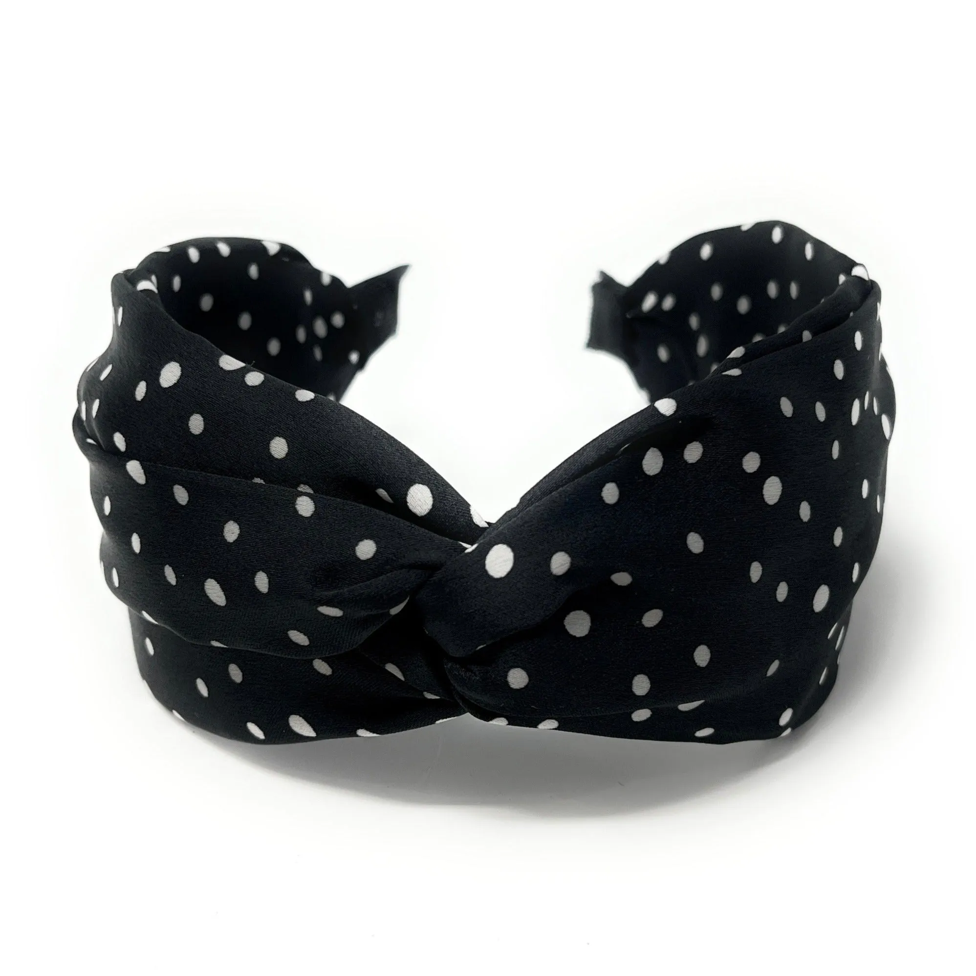 Polka Dot Twist Knot Headband