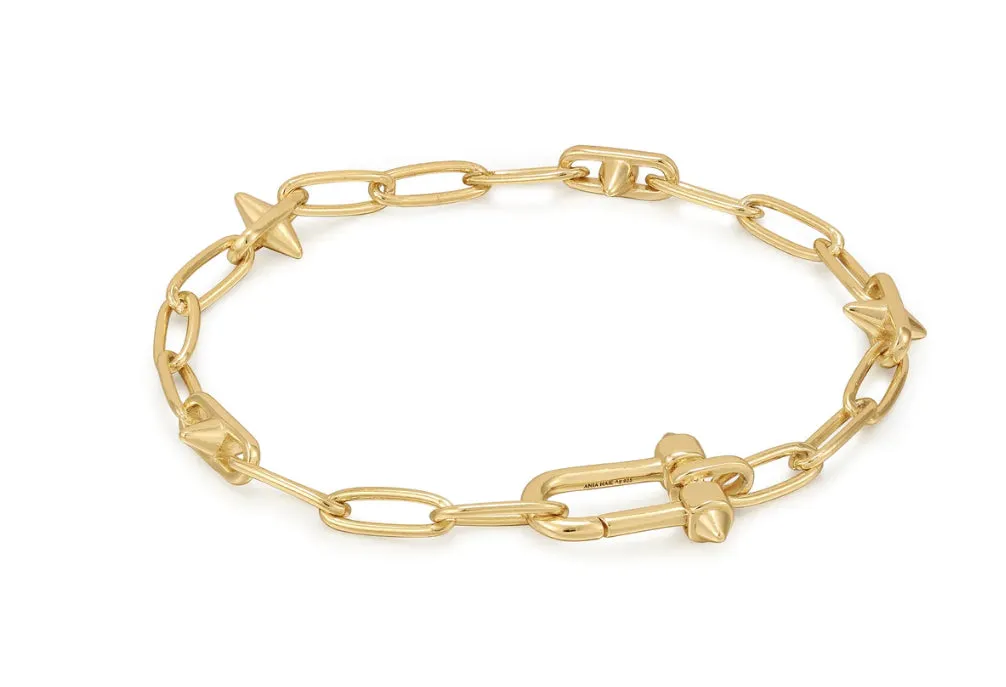 Pop Charm - Stud Link Charm Bracelet - 2 colours