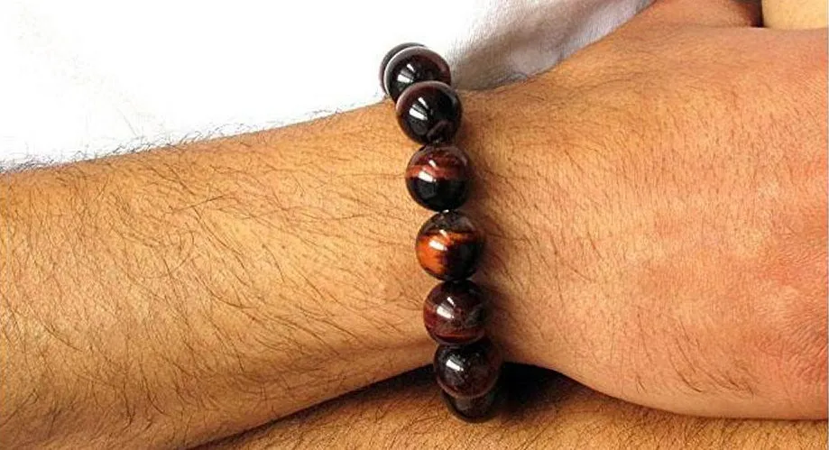 Purple Tiger Eye Good Luck Bracelet