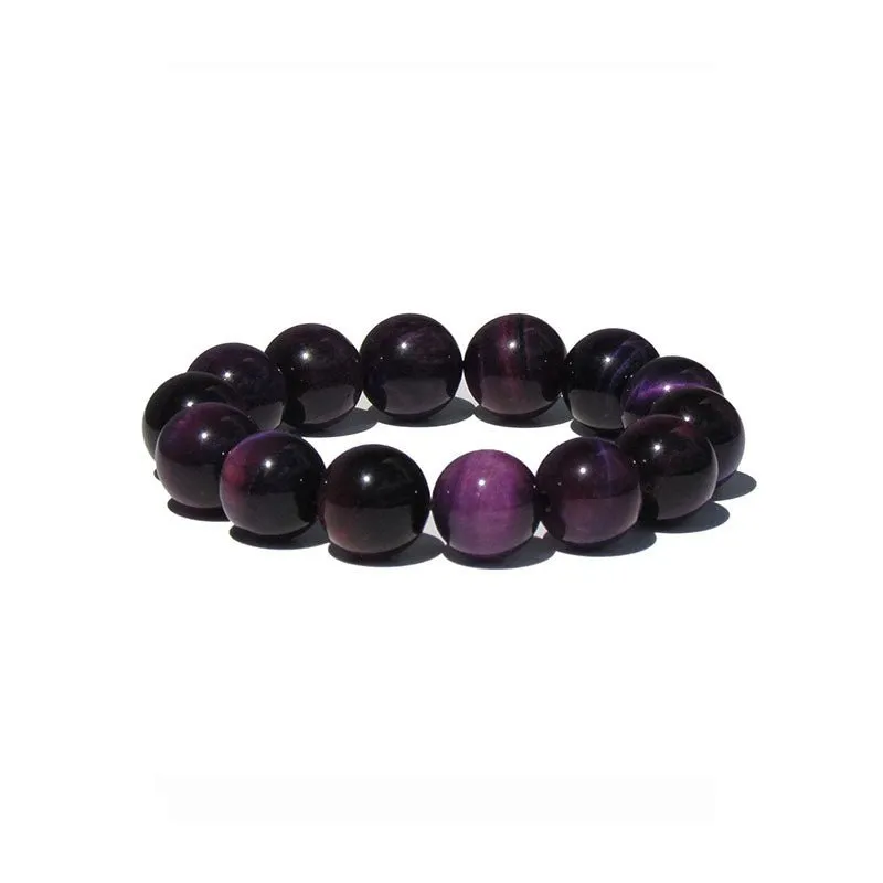 Purple Tiger Eye Good Luck Bracelet