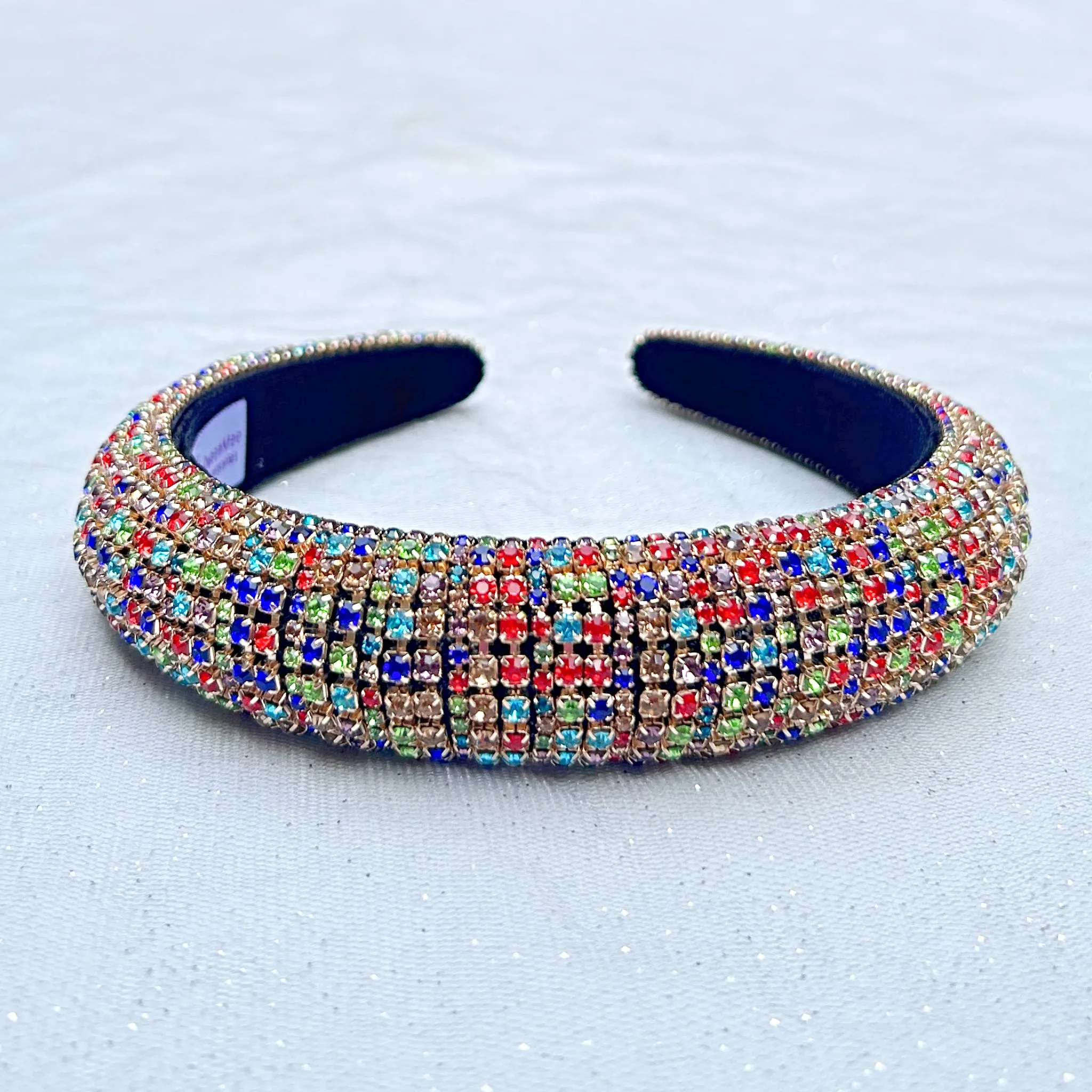 Rainbow Headband Padded Headband Statement Hair Band