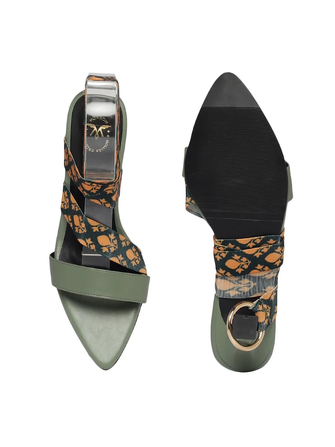 Sage Paisley 5 in 1 Heels