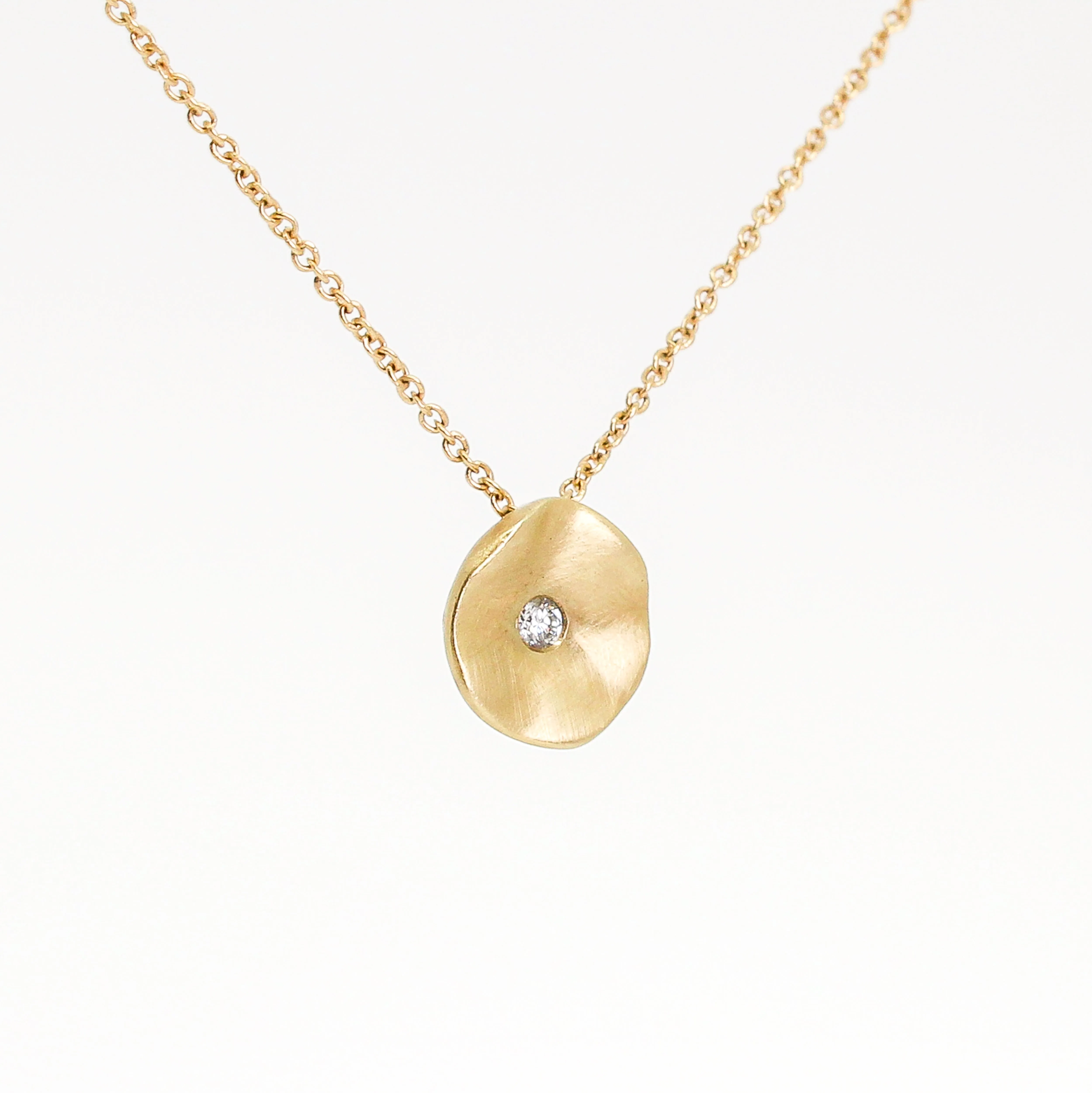 Seed Diamond Necklace in 14k Gold by Branch