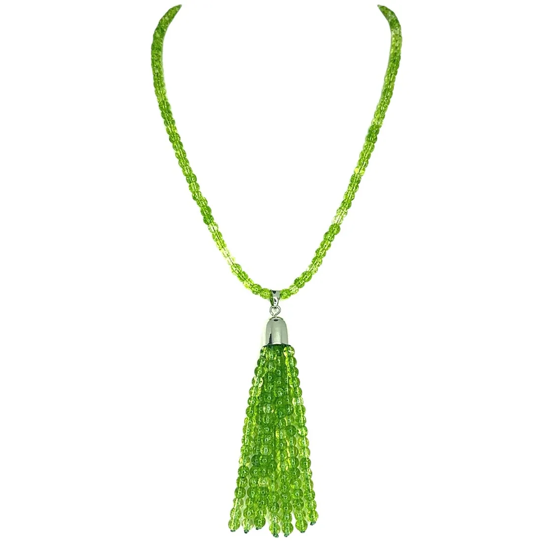 Tassel - Cracked Peridot