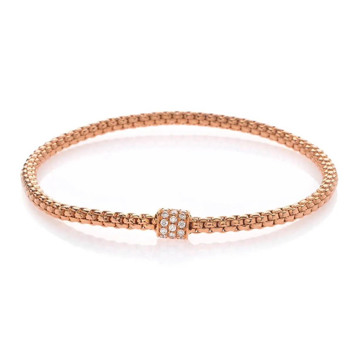 Tresore Stretch Bracelet with Pave Diamonds