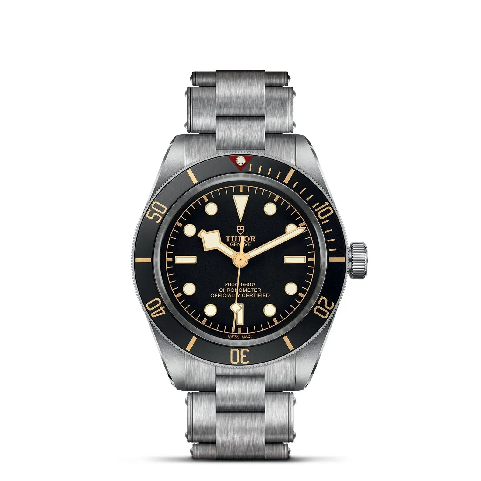 TUDOR Black Bay 58 39mm Case, Black Dial, Steel Bracelet (M79030N-0001)