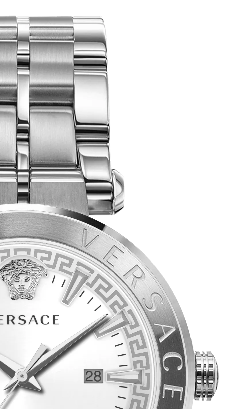 Versace Men's Watch Aion 44mm White Silver VE2G00321