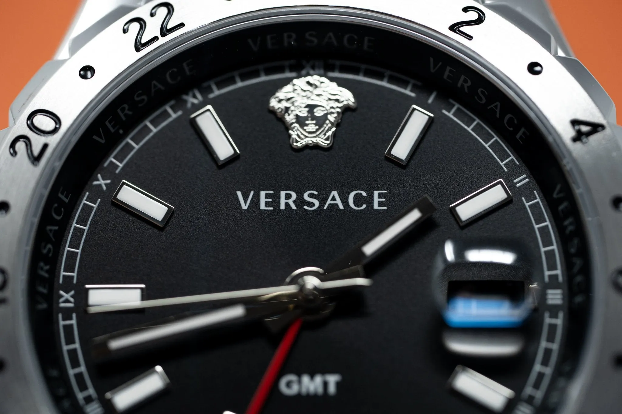 Versace Men's Watch Hellenyium GMT Black Bracelet V11020015